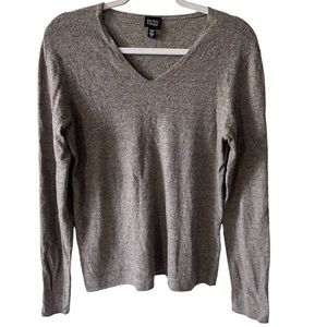 Eileen Fisher Brown Long Sleeve Pullover Sweater.Size Small